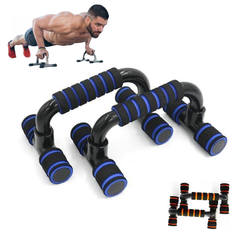 Barra de Flexiones H Entrenamiento Pectoral con Agarre Espuma