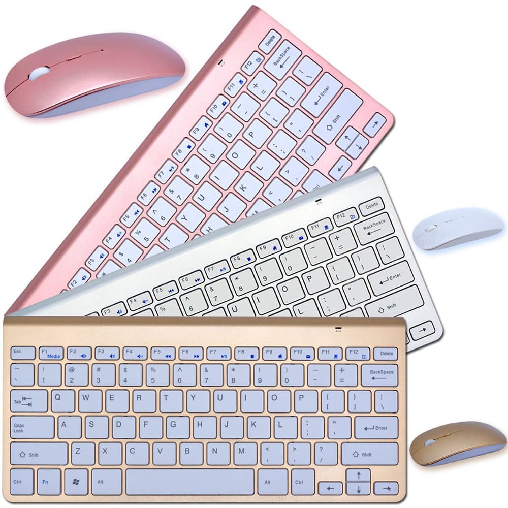 Combo Teclado y Ratón Inalámbrico 2.4G Mini Portátil