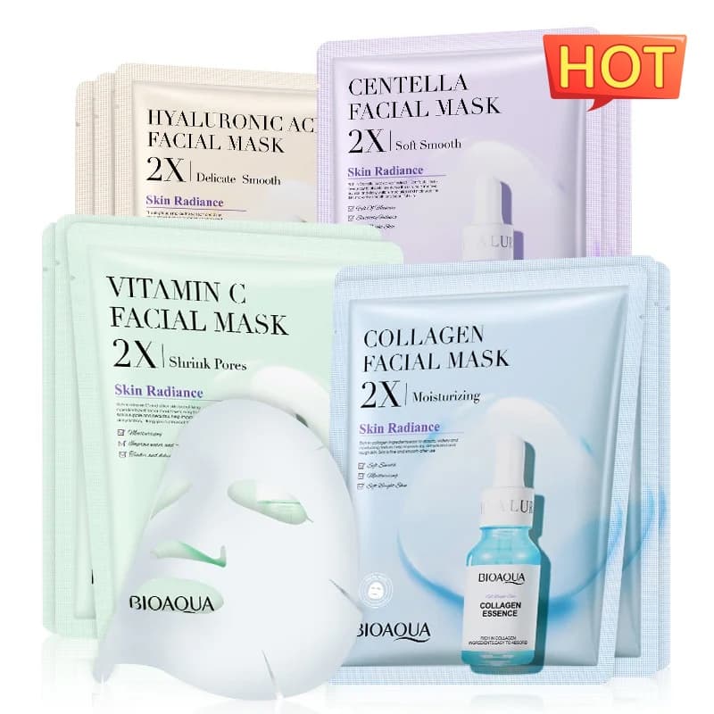 Mascarilla Facial de Colágeno Hidratante Reafirmante