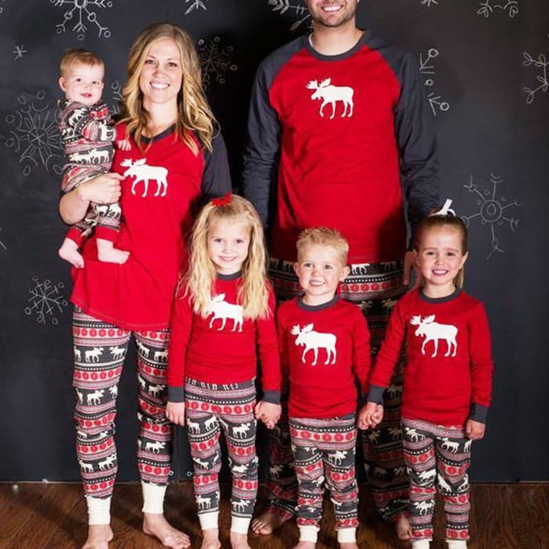 Pijamas Navideños Familiares Combinados