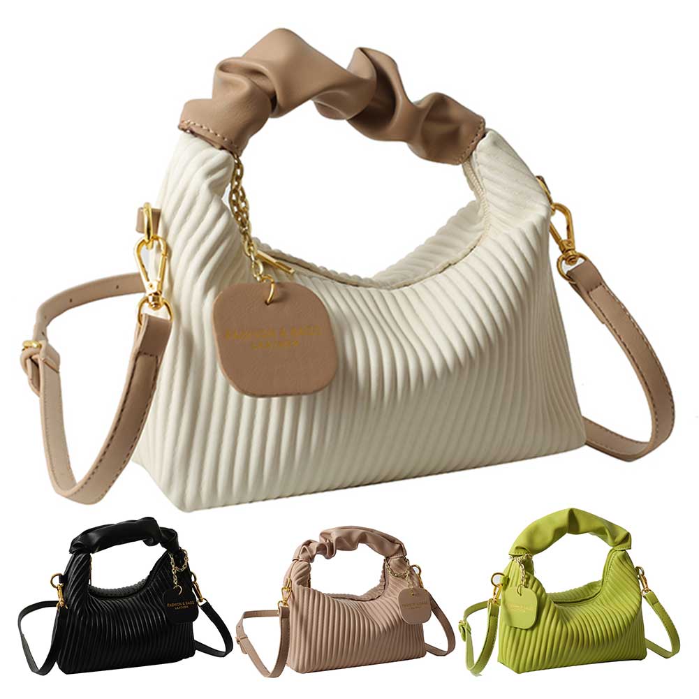 Bolso Crossbody Pleated Cloud Cuero PU Mujer