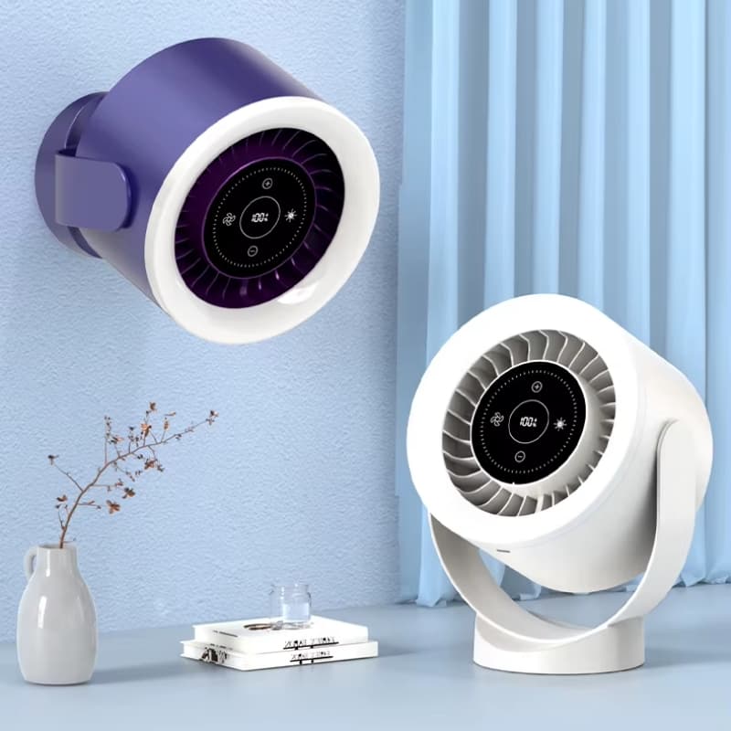 Ventilador LED Ajustable Recargable 3 en 1 USB