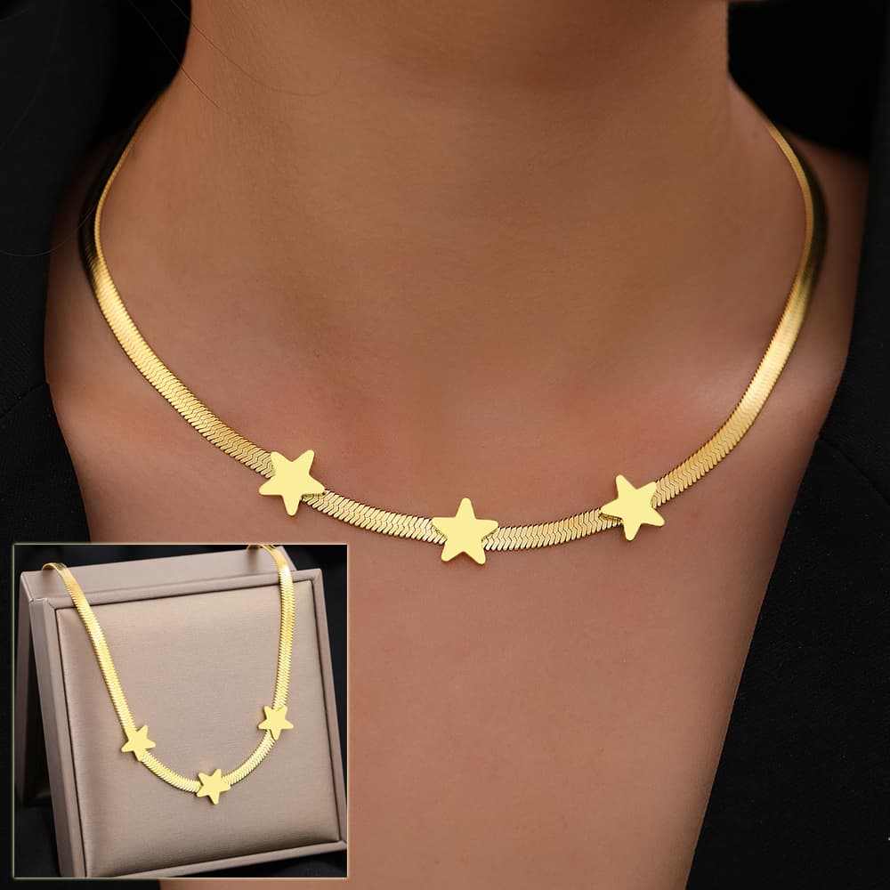 Collar Cadena Serpiente Gótico Acero Inoxidable