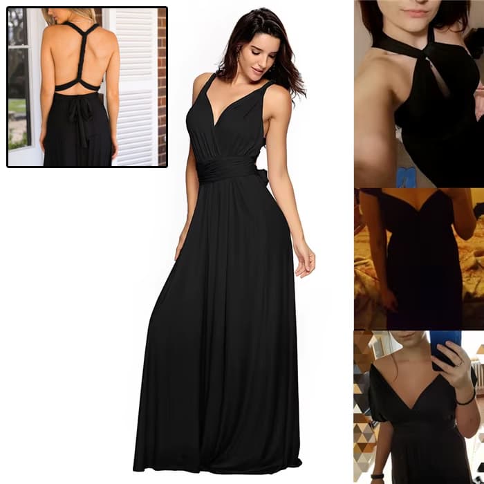 Vestido Largo de Fiesta Multiposición para Mujer