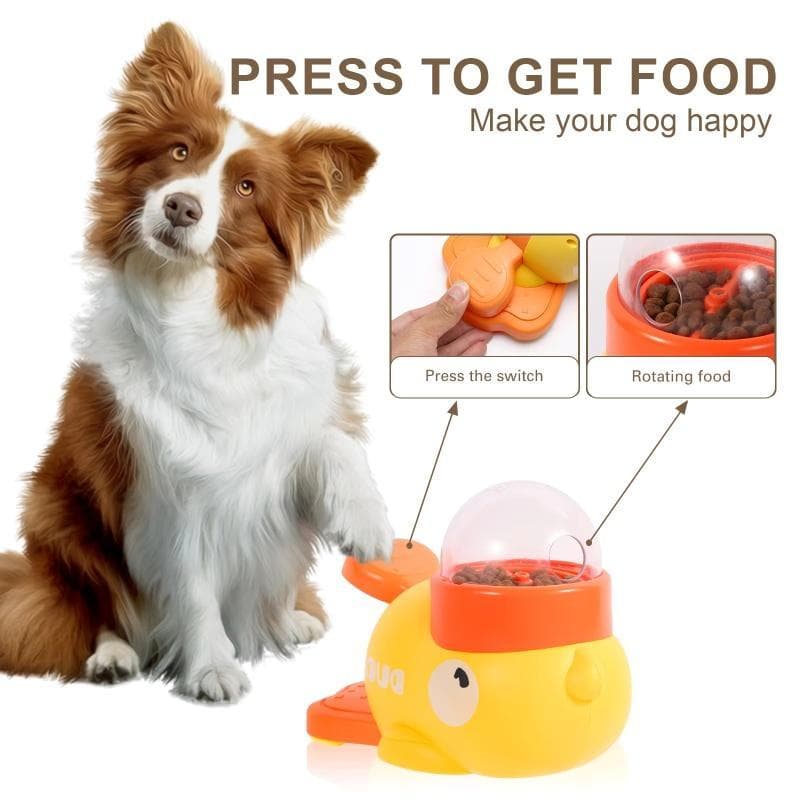 Comedero Puzzle Interactivo para Perro Diseño Pato