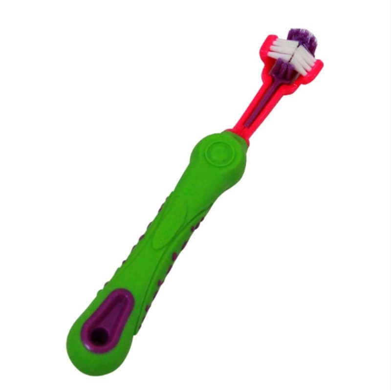 Cepillo Dental Doble para Mascotas