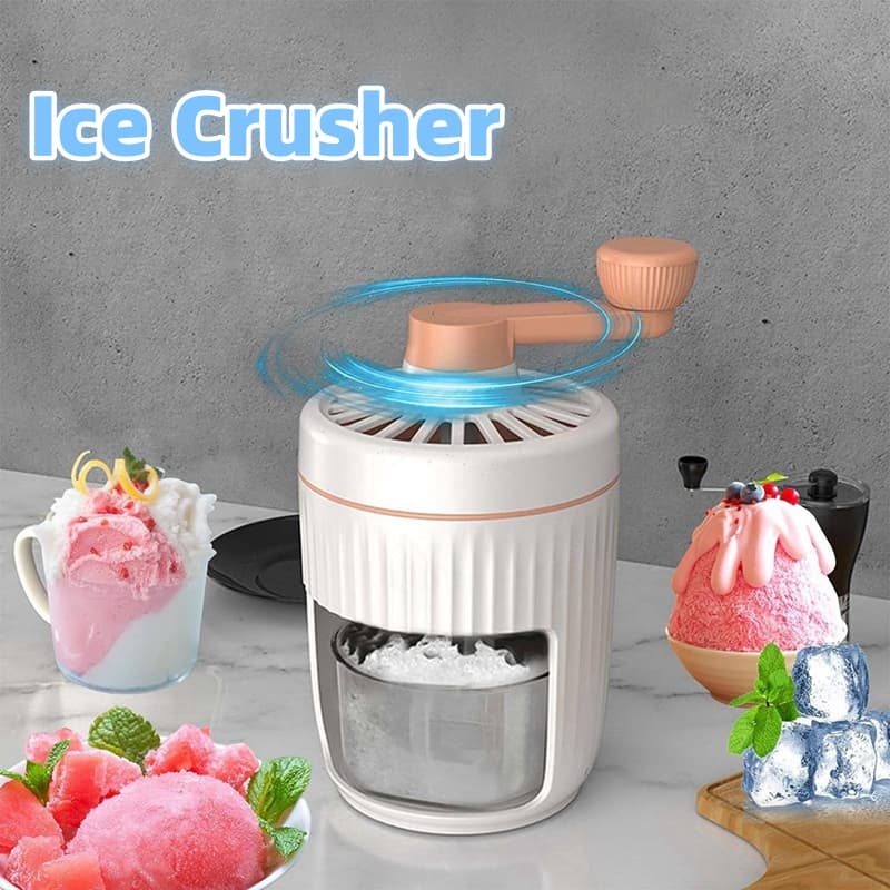 Máquina Manual Trituradora de Hielo para Granizados