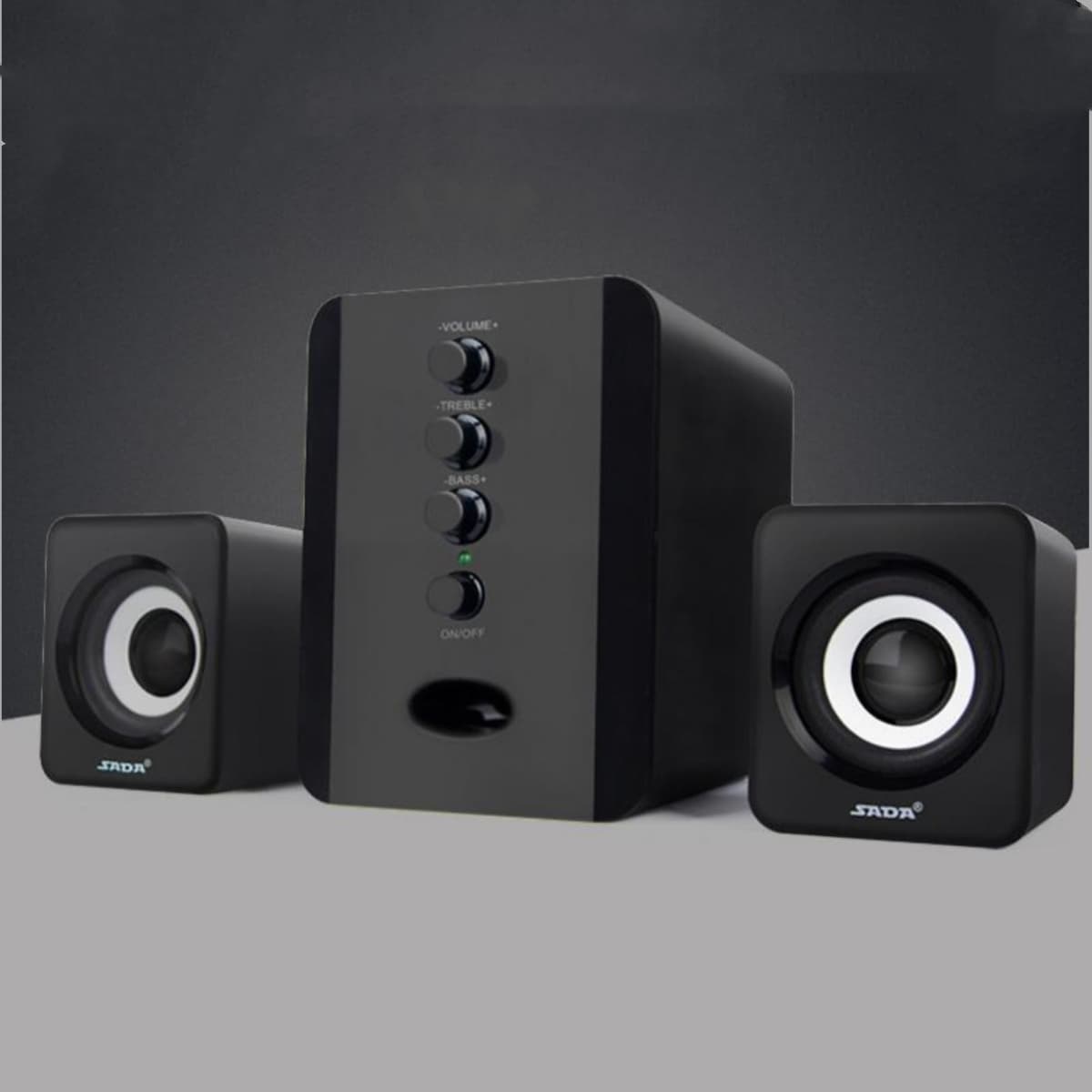 Altavoces D-202 para Ordenador y Smartphones