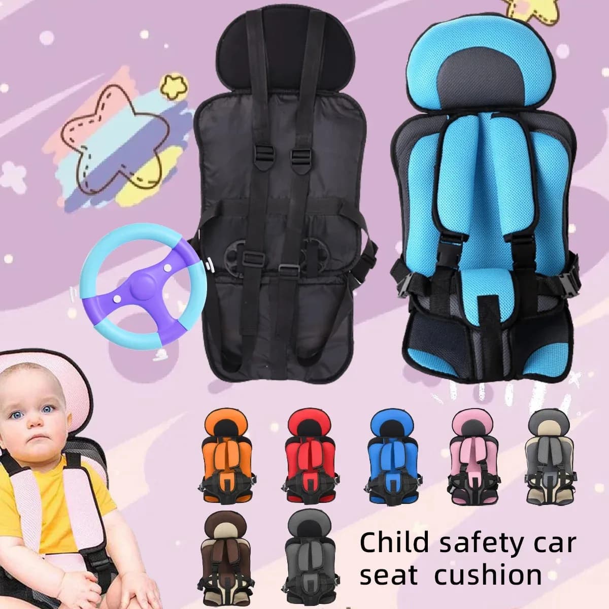 Cojín de Seguridad Portátil para Bebé