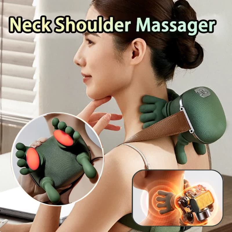 Masajeador de Cuello y Hombros Eléctrico Inalámbrico